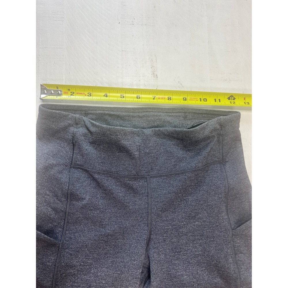 Lululemon Speed Up High Rise Tight 28 Grey Heathered Leggings Pockets Size 6 - Picture 4 of 8